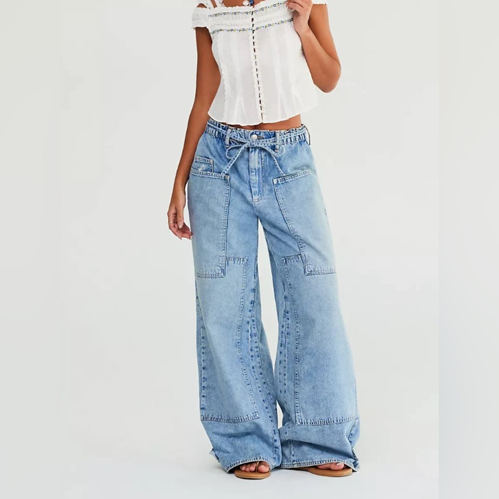 Free People CRVY outlaw jeans